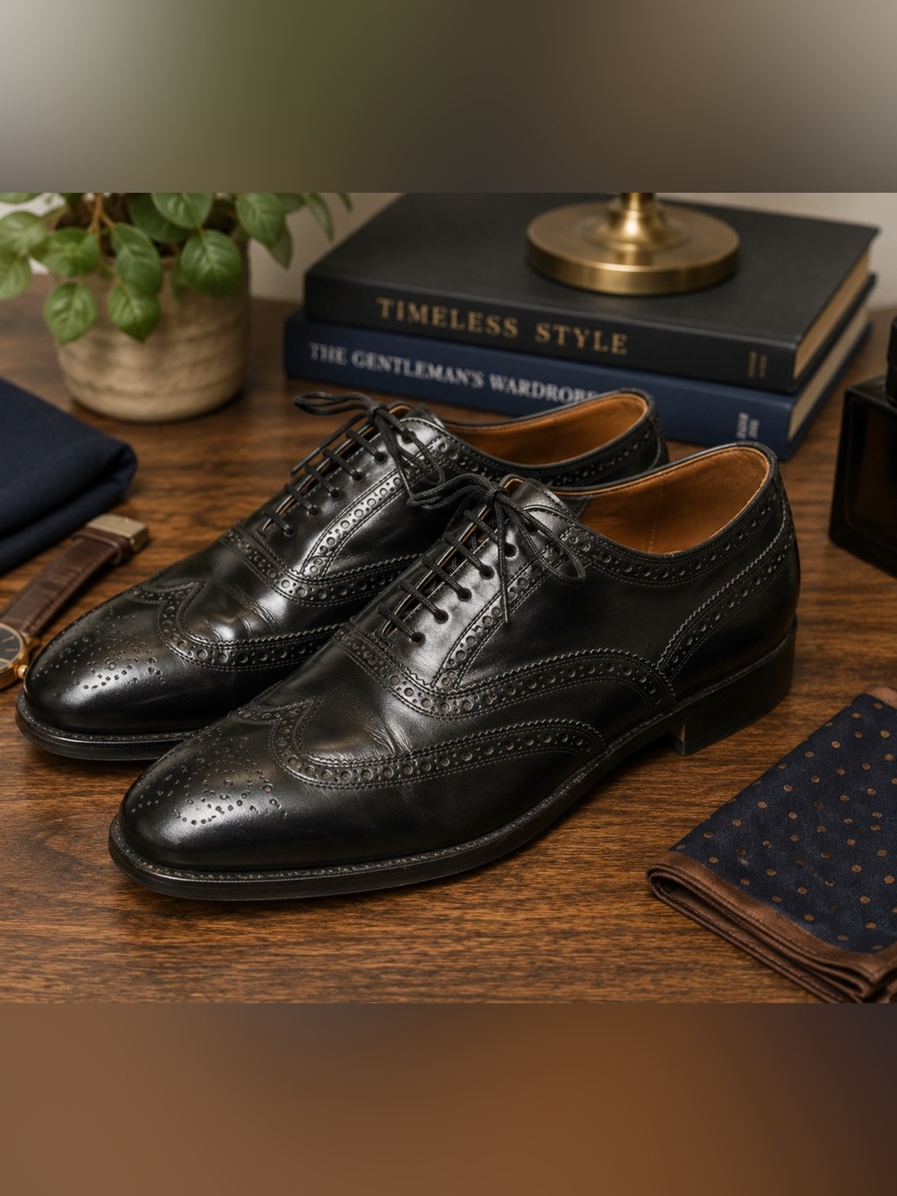 Florsheim Imperial Lexington Wingtip Oxford Dress Shoes Men’s 10D Leather Brogue
